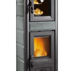 Kaminofen LA NORDICA Gemma Forno | Mit Backfach -Ecopots Verkäufe 010601005 naturstein 1 3 7057