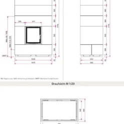 Kaminbausatz Camina S7 TV Hoch | Tunnelkamin | Gerade Scheibe -Ecopots Verkäufe 070701011 speicherbeton45cm tuerbreitetueranschlag links tuergriff rechts 2jpg 3 7555