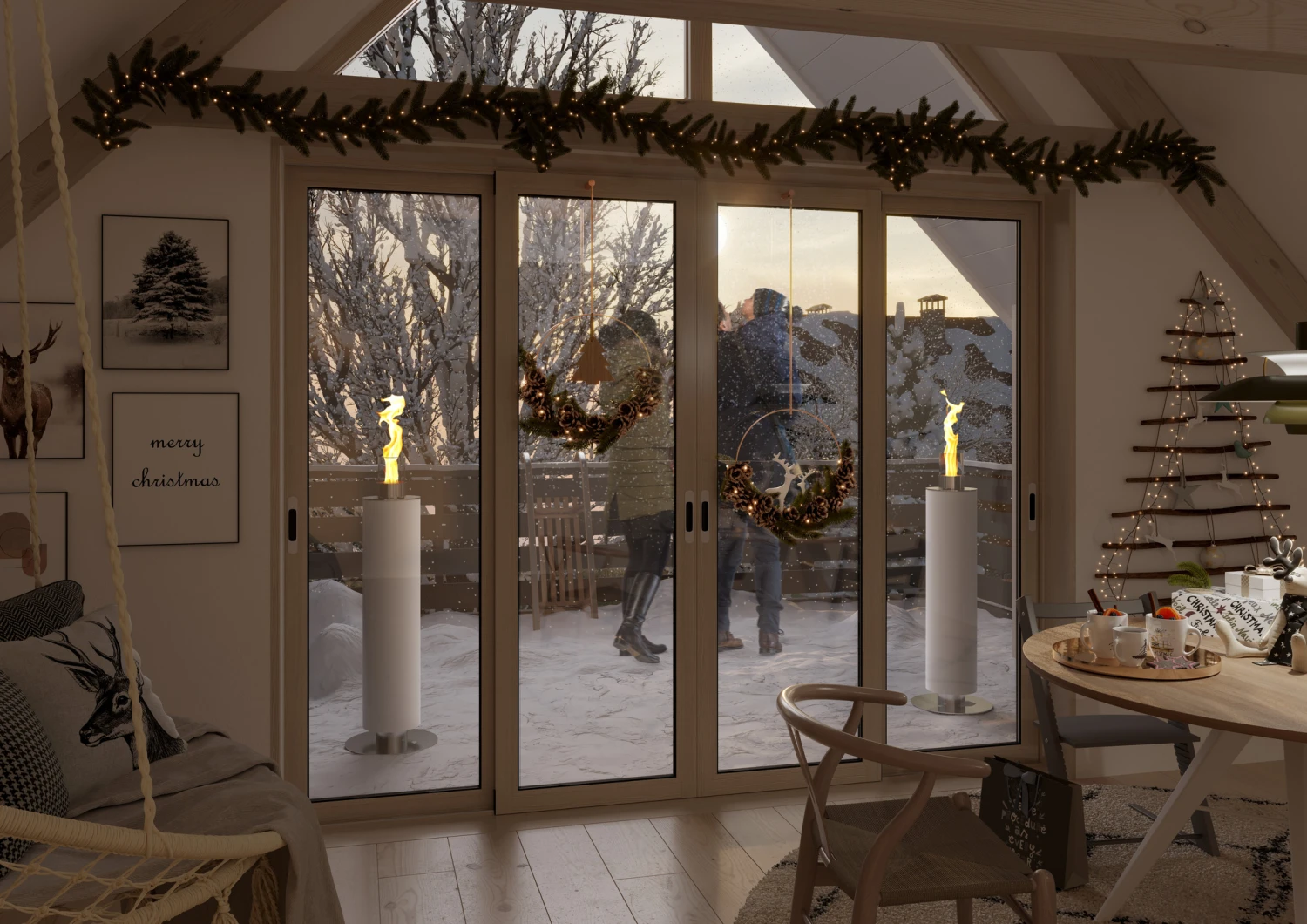 Feuersäule GRDN Kalayo Tubo | Glas / Edelstahl 6 Feuersäule GRDN Kalayo Tubo | Glas / Edelstahl – Bild 6