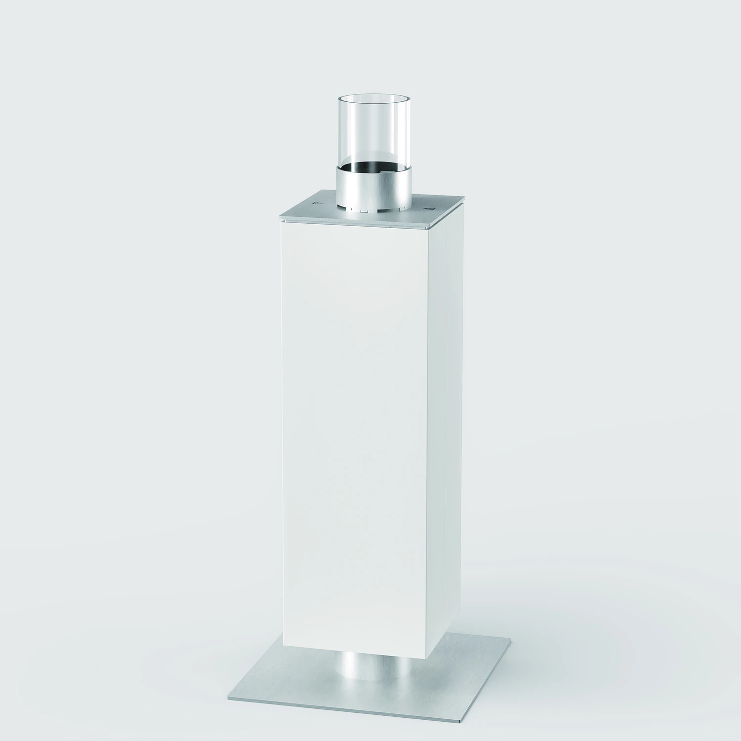 Feuersäule GRDN Kalayo Tubo Q | Glas / Edelstahl 1 Feuersäule GRDN Kalayo Tubo Q | Glas / Edelstahl