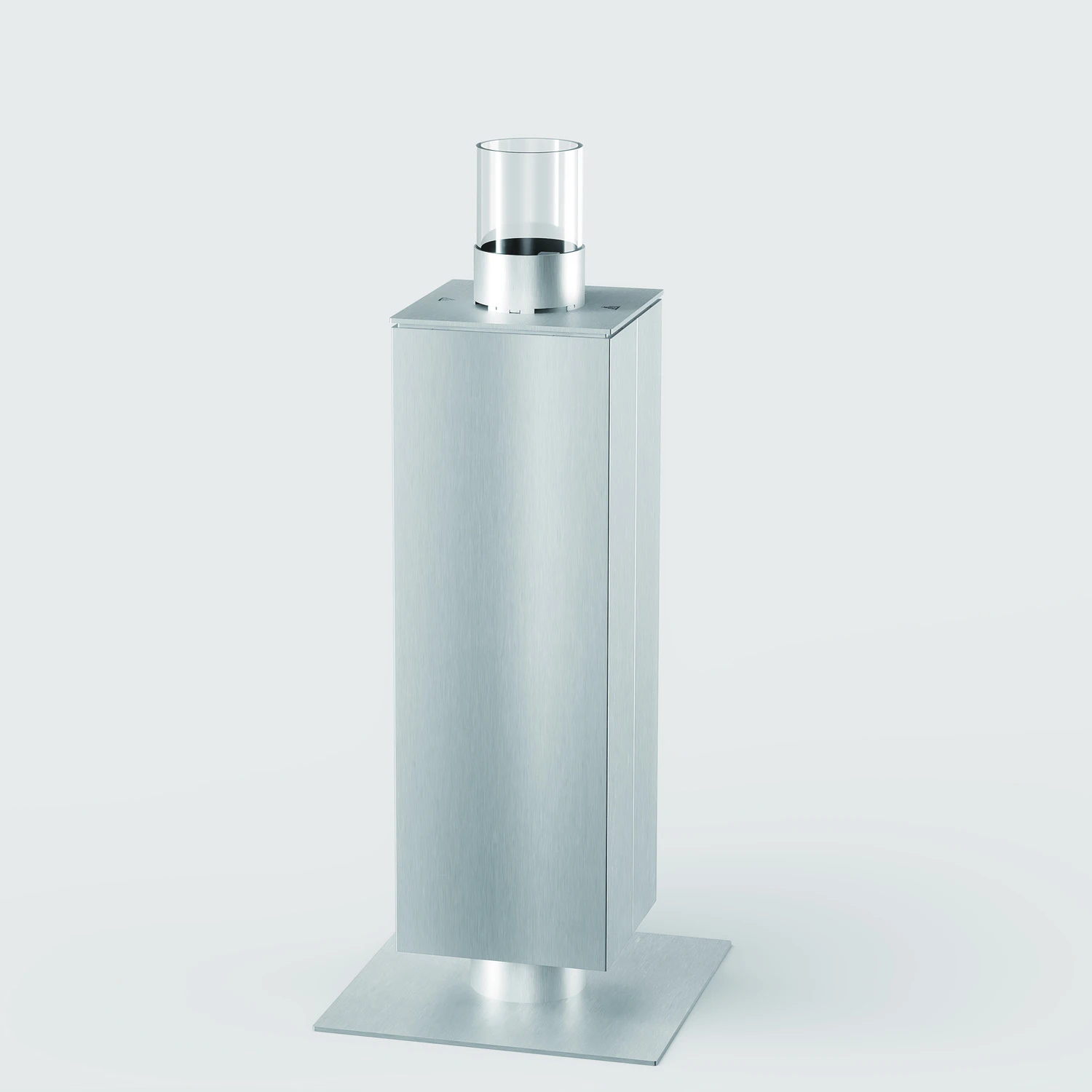 Feuersäule GRDN Kalayo Tubo Q | Glas / Edelstahl 2 Feuersäule GRDN Kalayo Tubo Q | Glas / Edelstahl – Bild 2