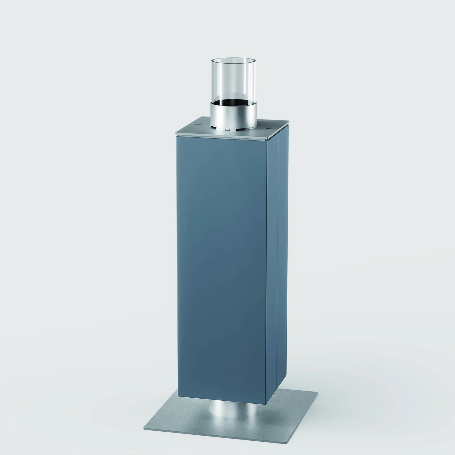 Feuersäule GRDN Kalayo Tubo Q | Glas / Edelstahl 3 Feuersäule GRDN Kalayo Tubo Q | Glas / Edelstahl – Bild 3