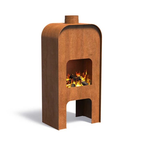 Gartenkamin FORNO GAP | Cortenstahl 1 Gartenkamin FORNO GAP | Cortenstahl