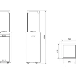 Gartenkamin Kratki Patio Light SLC -Ecopots Verkäufe Gartenkamin kratki Patio Light 021601003 5 122728 scaled