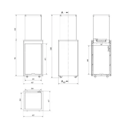 Gartenkamin Kratki Patio Mini Stahl -Ecopots Verkäufe Gartenkamin kratki Patio Mini 021601004 4 126530