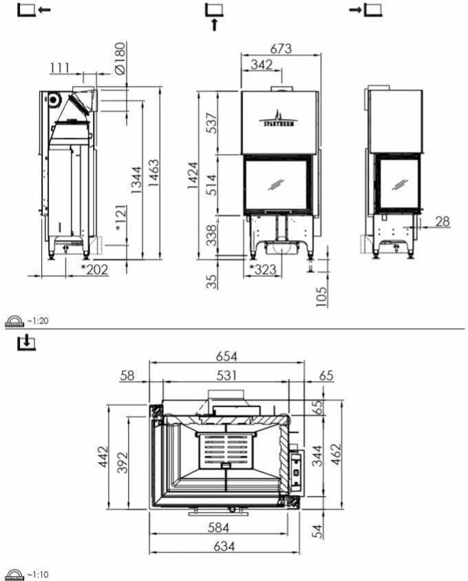 Kamineinsatz Spartherm Varia 2L-55h Linear 2 Kamineinsatz Spartherm Varia 2L-55h Linear – Bild 2