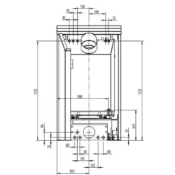 Kaminofen LEDA FONDIA Wasserführend 10 Kaminofen LEDA FONDIA Wasserführend -Ecopots Verkäufe Kaminofen LEDA FONDIA Wasserfuehrend 010201019 4 119550