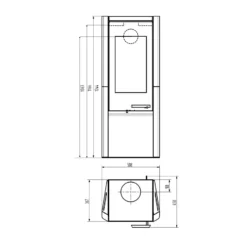 Kaminofen WAMSLER Myro -Ecopots Verkäufe Kaminofen WAMSLER Myro 015501001 3 129617