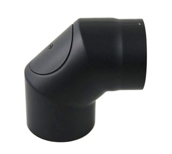 Ofenrohr Ø 130 Mm | Schwarz | Rohrwinkel 2 Ofenrohr Ø 130 Mm | Schwarz | Rohrwinkel – Bild 2
