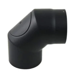 Ofenrohr Ø 120 Mm | Schwarz | Rohrwinkel -Ecopots Verkäufe Ofenrohr DM150 schw Winkel 90 starr 3 89336