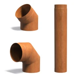 Ofenrohr FORNO | Aus Cortenstahl