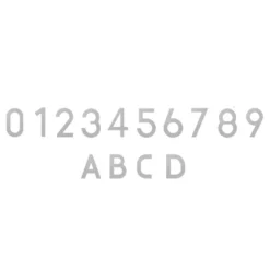 Beschriftungszeichen ADEZZ Aus Edelstahl