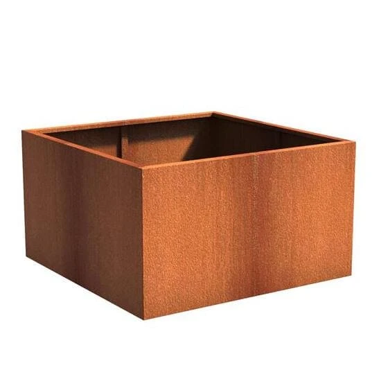 Pflanzkübel ADEZZ CARREZ Quadratisch | Aus Cortenstahl 2 Pflanzkübel ADEZZ CARREZ Quadratisch | Aus Cortenstahl – Bild 2