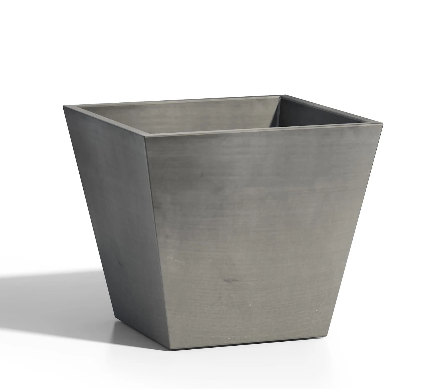 Blumentopf ECOPOTS Rotterdam Aus Kunststoff | Grau 1 Blumentopf ECOPOTS Rotterdam Aus Kunststoff | Grau