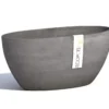 Blumentopf ECOPOTS Sofia Aus Kunststoff | 30 X 13 X 13,5 Cm | Grau
