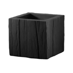 Ecopots Verkäufe -Ecopots Verkäufe blumentopf wood 27x30x30 anthrazit 2 24659
