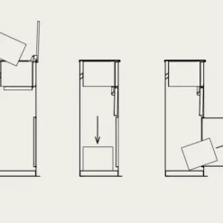 Briefkasten ADEZZ Case Mit Paketfach | Aus Cortenstahl -Ecopots Verkäufe briefkasten adezz case detail 3 28027