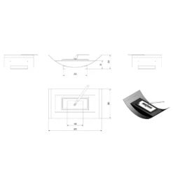 Ethanol-Kamin Kratki BIOMISA MINI -Ecopots Verkäufe ethanol kamin kratki biomisa mini abmessungenjpg 4 140495