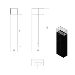 Ethanol-Kamin Kratki ROMEO -Ecopots Verkäufe ethanol kamin kratki romeo abmessungenjpg 3 140292
