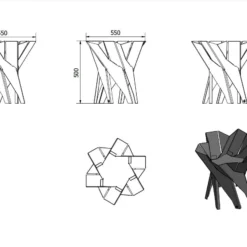 Feuerkorb Kratki BASKET | Ø 55 Cm -Ecopots Verkäufe feuerkorb kratki basket abmessungen 5 84372