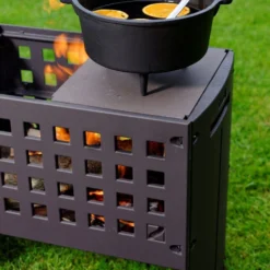 Feuerkorb LEDA OutFire Feuerbox Gusseisen -Ecopots Verkäufe feuerkorb leda outfire feuerbox milieu 3jpg 6 13357