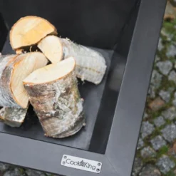 Feuerschale CookKing Brasil Aus Stahl | Eckig | Extra Tief | 70 X 70 Cm -Ecopots Verkäufe feuerschale cookking brasil schwarz detail 1 3 51447