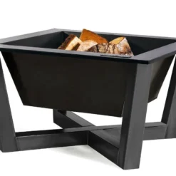 Feuerschale CookKing Brasil Aus Stahl | Eckig | Extra Tief | 70 X 70 Cm