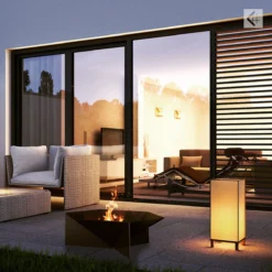 Feuerschale Kratki GAMMA | Eckig | 69 X 69 Cm (BxT) -Ecopots Verkäufe feuerschale kratki gamma milieu 7 84759