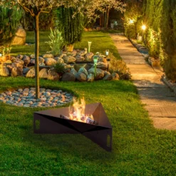 Feuerschale Kratki PYRAMID | Eckig | 79 X 69 Cm (BxT) -Ecopots Verkäufe feuerschale kratki pyramid milieu 7 84507