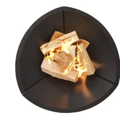 Feuerschale LEDA OutFire TRIGON Gusseisen / Edelstahl | Ø 72 Cm -Ecopots Verkäufe feuerschale leda outfire trigon detail 3 22022