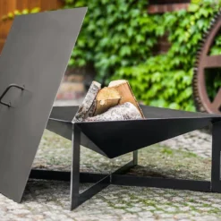 Feuerschalen-Deckel CookKing Aus Stahl | Eckig | Mit 1 Griff 5 Feuerschalen-Deckel CookKing Aus Stahl | Eckig | Mit 1 Griff -Ecopots Verkäufe feuerschalen deckel cookking eckig milieu 3 51654