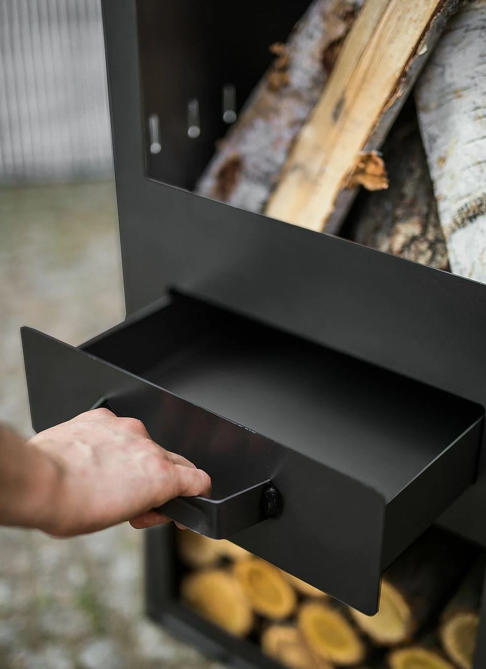 Gartenkamin CookKing Rosa | Stahl 4 Gartenkamin CookKing Rosa | Stahl – Bild 4