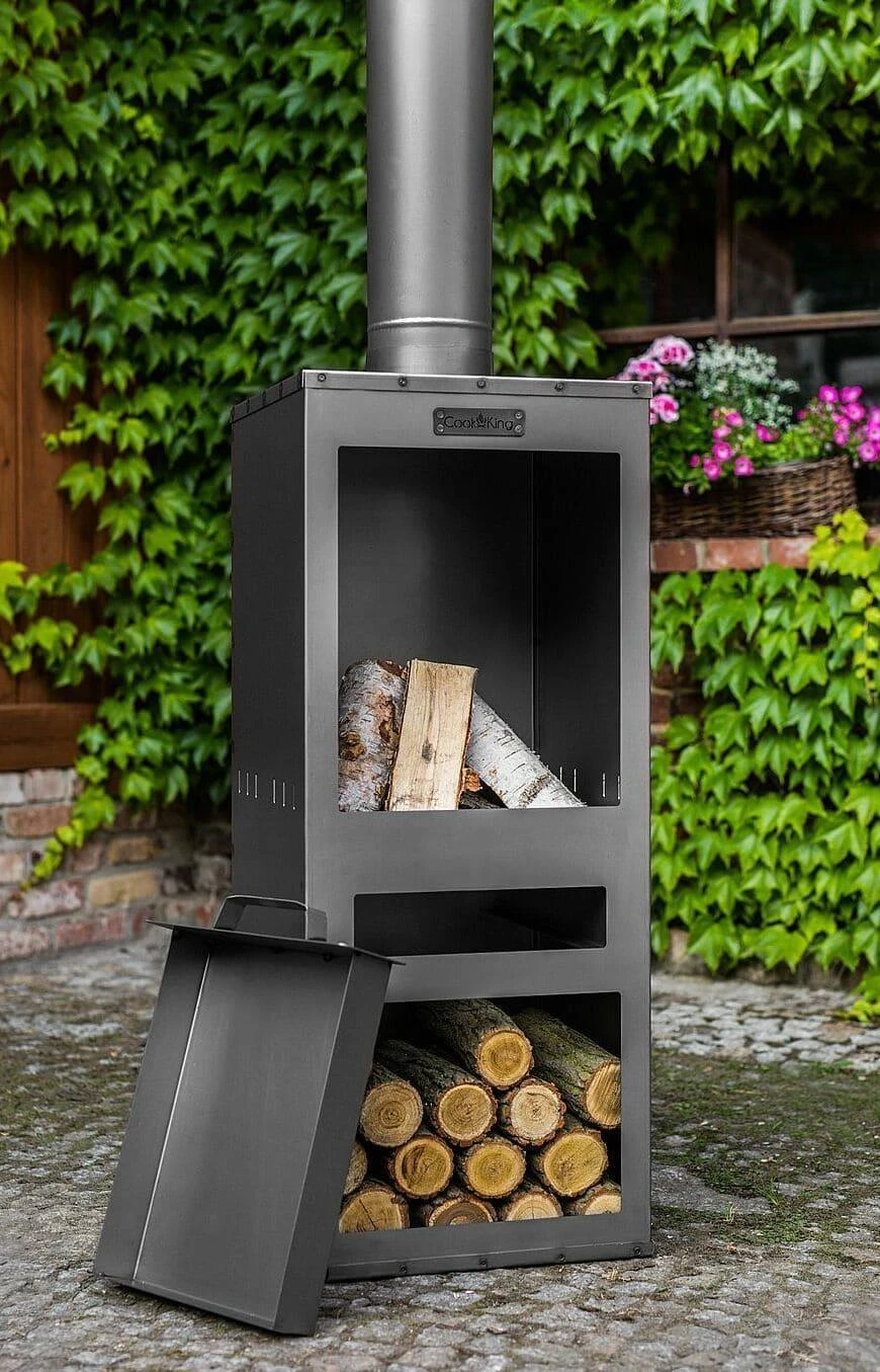 Gartenkamin CookKing Rosa | Stahl 5 Gartenkamin CookKing Rosa | Stahl – Bild 5