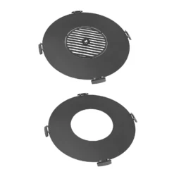 Grillplatte CookKing Rund | Aus Rohstahl | Mit Griffen