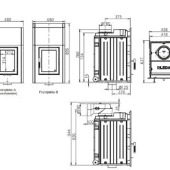 Kachelofeneinsatz LEDA Diamant H20 -Ecopots Verkäufe kachelofeneinsatz leda diamant h20 abmessungen 1jpg 5 11939