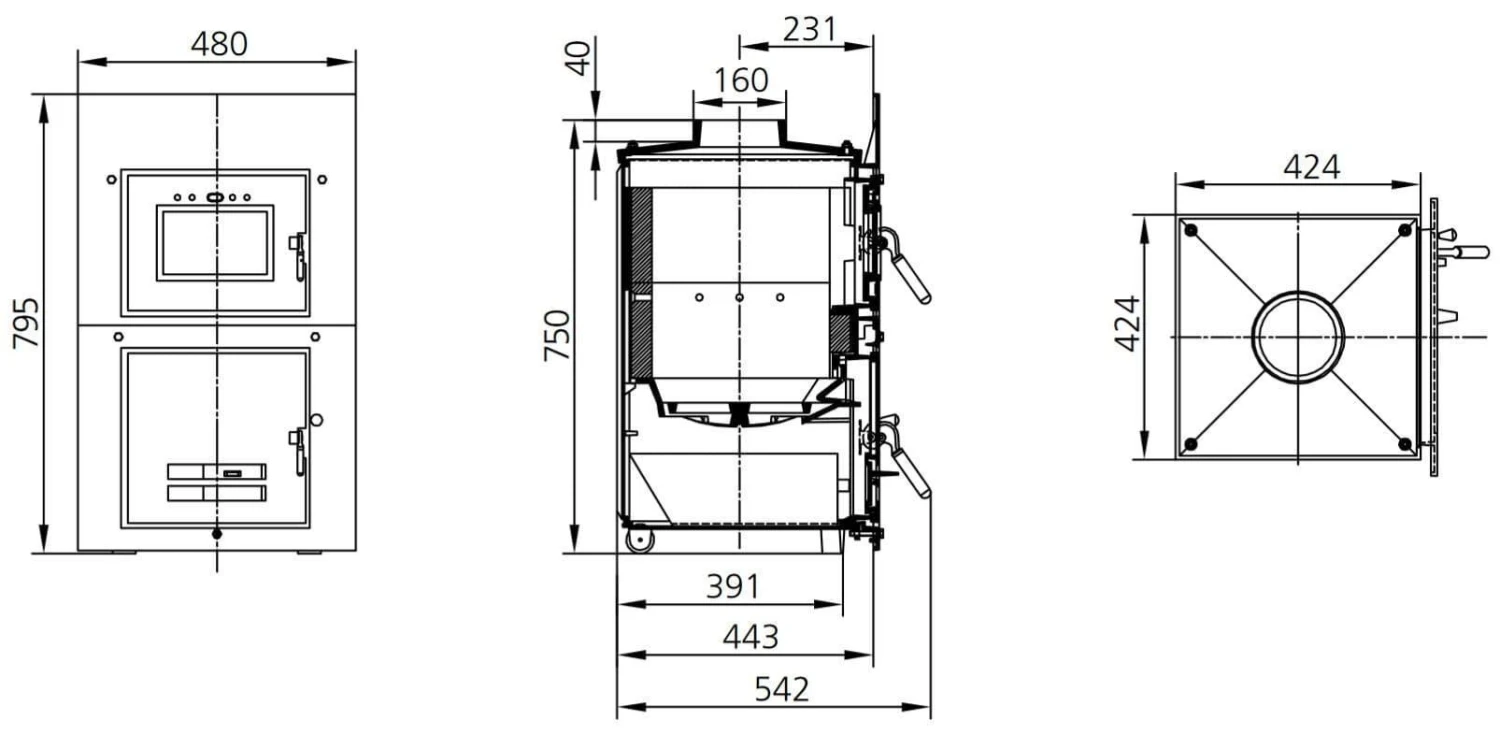 Kachelofeneinsatz Ortrand 3020.6 1 3 Kachelofeneinsatz Ortrand 3020.6 1 – Bild 3