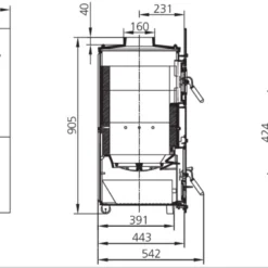 Kachelofeneinsatz Ortrand 4020.6 1 -Ecopots Verkäufe kachelofeneinsatz ortrand 40206 1 abmessungenjpg 4 141717