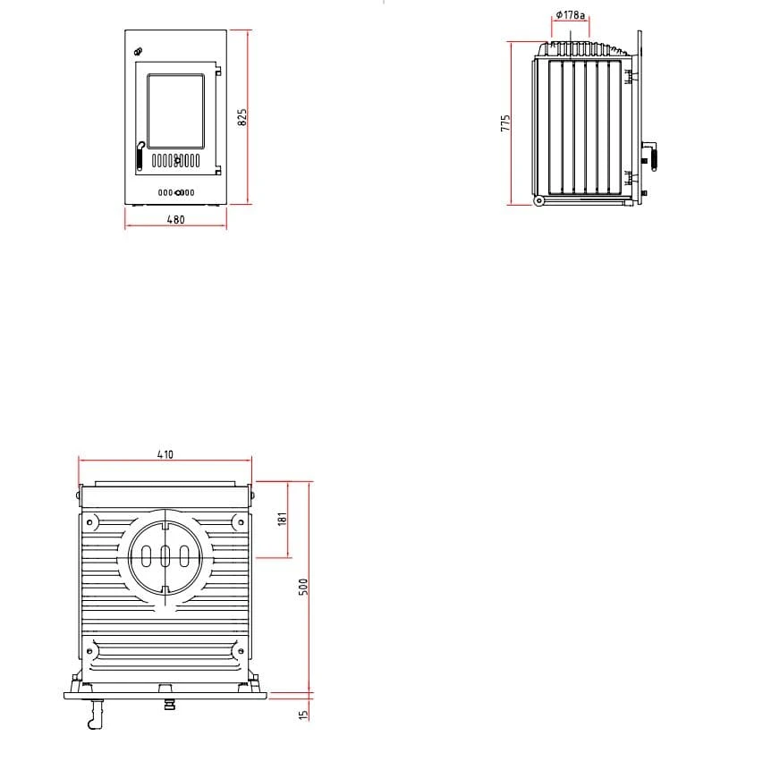Kachelofeneinsatz Schmid SH 9 D 2 Kachelofeneinsatz Schmid SH 9 D – Bild 2