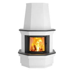 Kaminbausatz Camina S4 Front | Prismatische Scheibe