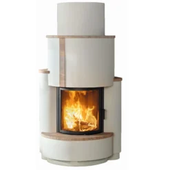 Kaminbausatz Camina S5 Front | Gebogene Scheibe