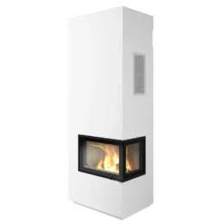 Kaminbausatz Nordpeis Davos A High | Mit Eckscheibe