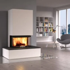 Kaminbausatz Nordpeis Monaco | 3-Seiten-Kamin -Ecopots Verkäufe kaminbausatz nordpeis monaco niedrig bank milieujpg 5 15901