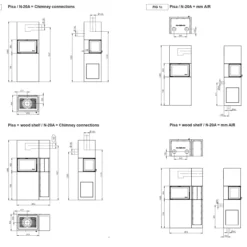 Kaminbausatz Nordpeis Pisa | Eckkamin 7 Kaminbausatz Nordpeis Pisa | Eckkamin -Ecopots Verkäufe kaminbausatz nordpeis pisa links abmessungen 3 23280