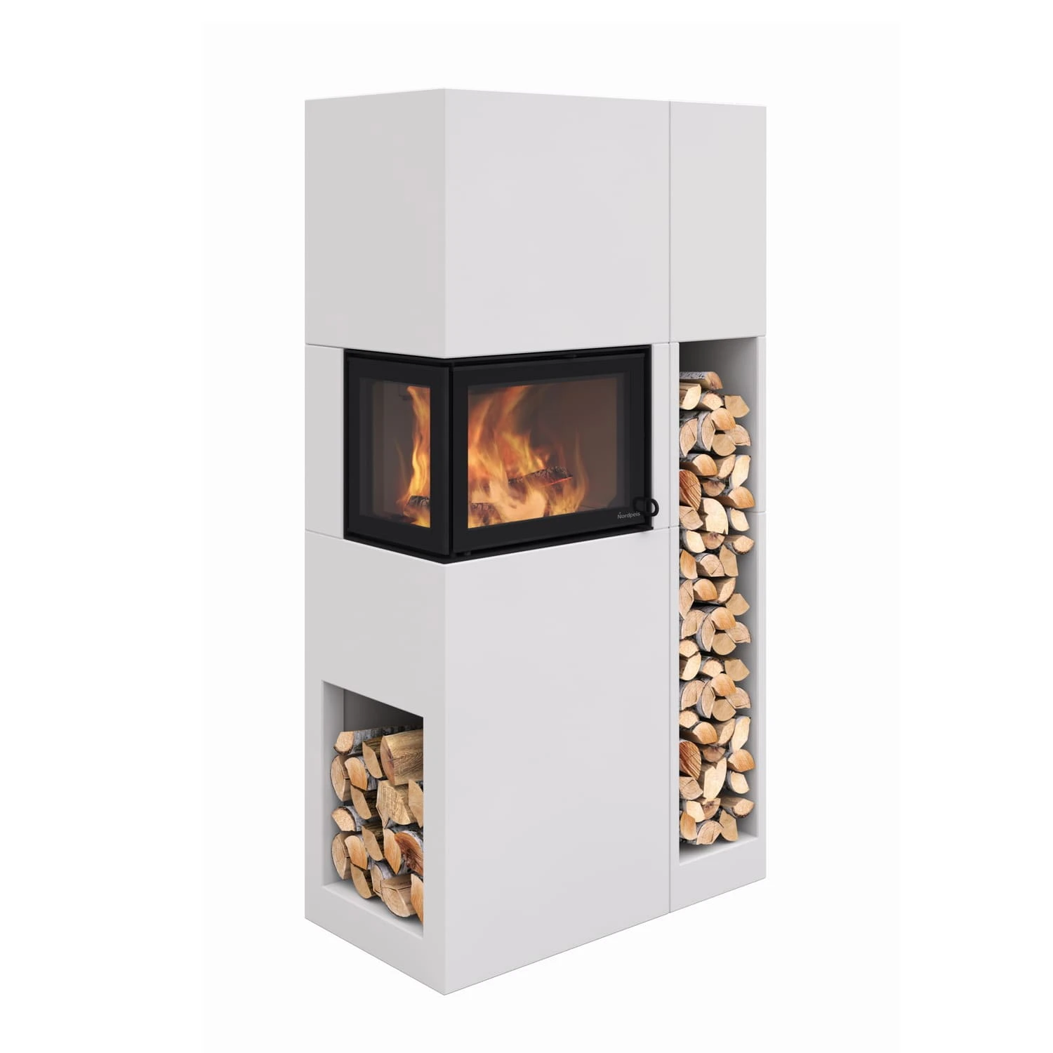 Kaminbausatz Nordpeis Pisa | Eckkamin 2 Kaminbausatz Nordpeis Pisa | Eckkamin – Bild 2