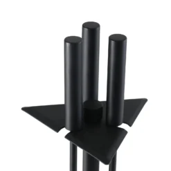 Kaminbesteck KAMINO-FLAM Metall | Schwarz | 4-teilig -Ecopots Verkäufe kaminbesteck kamino flam 337200 detailjpg 3 6881