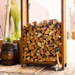 Kaminholzregal FORNO BHS | Für Den Außenbereich -Ecopots Verkäufe kaminholzregal forno bhs milieu 5 106589