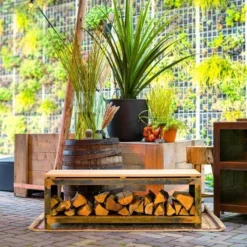 Kaminholzregal FORNO BHSH | Kaminholzbank | Für Den Außenbereich 11 Kaminholzregal FORNO BHSH | Kaminholzbank | Für Den Außenbereich -Ecopots Verkäufe kaminholzregal forno bhsh milieu 2 6 107030