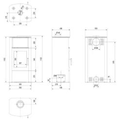 Kaminofen Kratki KOZA PROTON | Mit Warmhaltefach | Tür Selbstschließend -Ecopots Verkäufe kaminofen kratki koza proton abmessungenjpg 4 143417 scaled