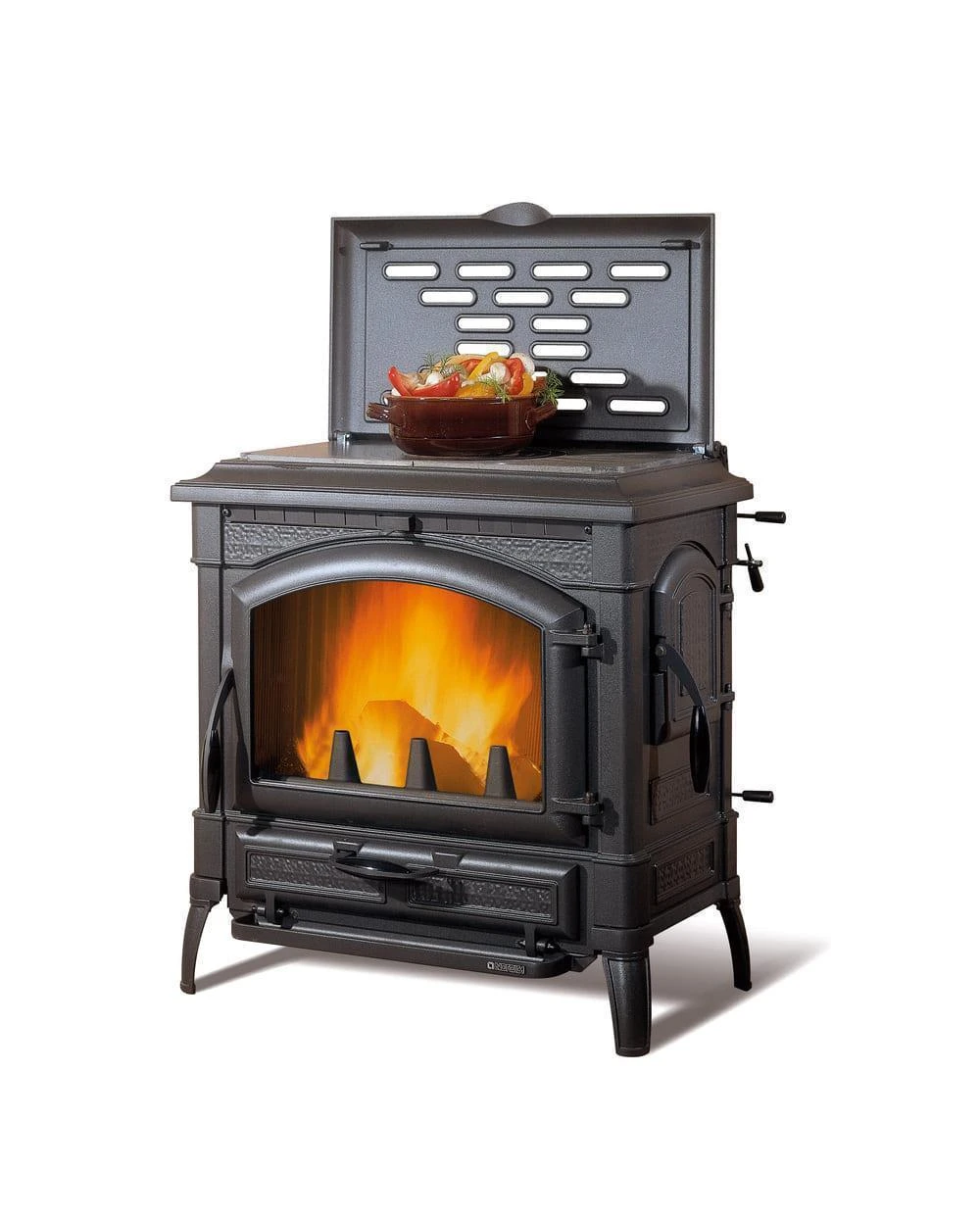 Kaminofen LA NORDICA Isotta Con Cherchi Evo 1 Kaminofen LA NORDICA Isotta Con Cherchi Evo
