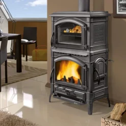 Kaminofen LA NORDICA Isotta Forno Evo | Mit Backfach -Ecopots Verkäufe kaminofen lanordica isotta evo forno milieu 7 37926